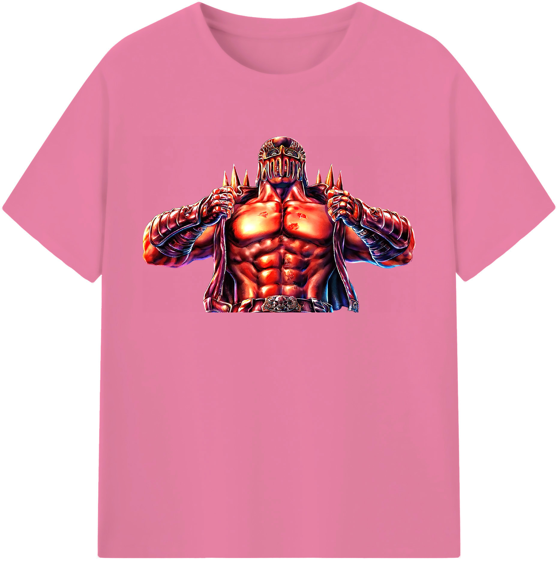 （画像用） 北斗の拳 Fist of the North Star 綿100％半袖Tシャツ（フロントプリント）